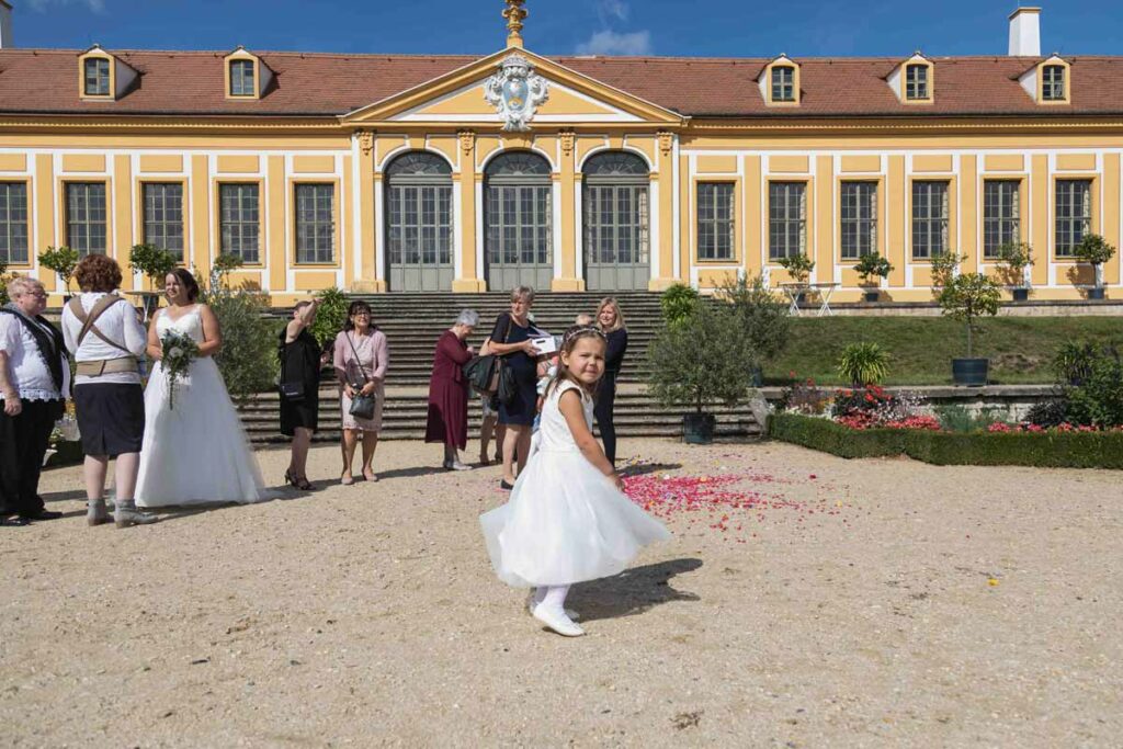Hochzeitsreportage in Pirna im Barockgarten Grosssedlitz