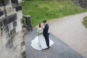 Hochzeitspaar in Moritzburg fotografiert