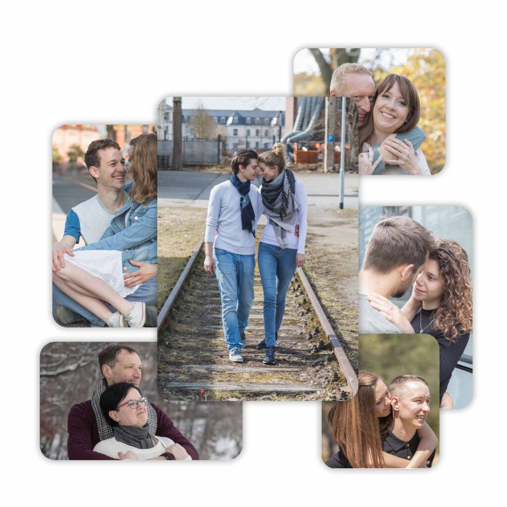 engagement shooting Dresden - portraits von Paaren